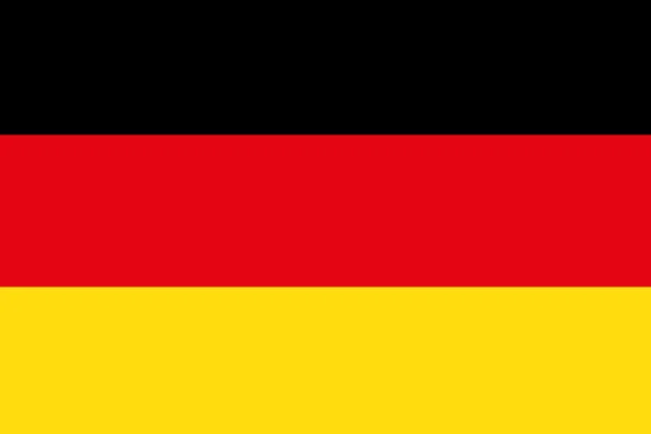 Alemania bandera — Archivo Imágenes Vectoriales