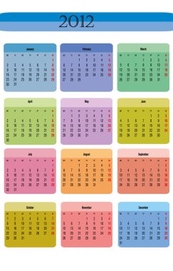 20120 calendar clipart