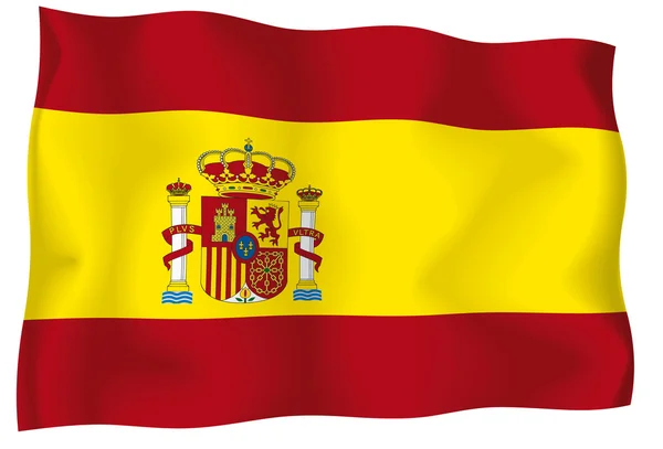 İspanya bayrağı 2 — Stok Vektör