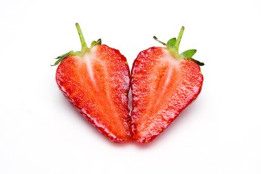 Strawberry heart clipart