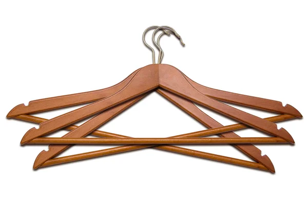 Three coat hangers — Stock Photo, Image