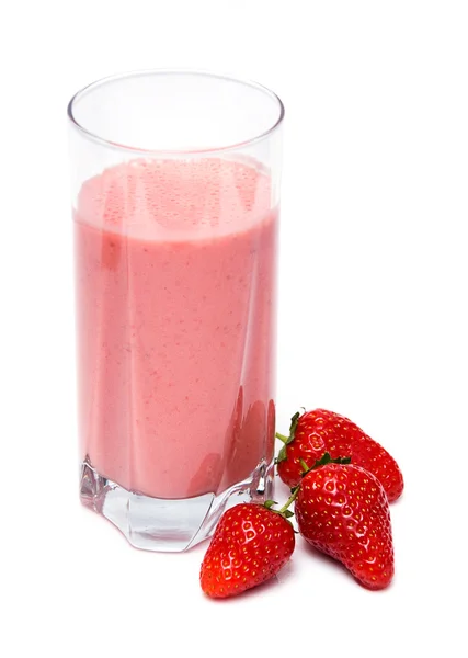 Strawberry milk shake — Stockfoto