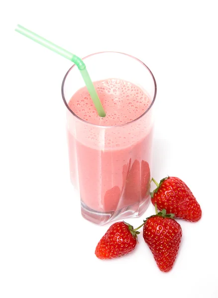 Strawberry milk shake — Stock Photo, Image