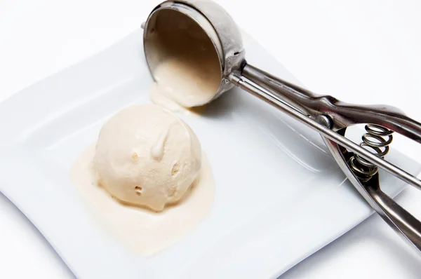 Melting ice cream — Stock Photo, Image