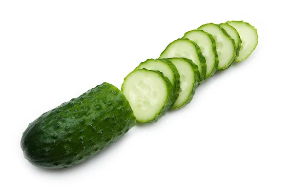Gehakte komkommer — Stockfoto