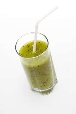 Healthy kiwi smoothie clipart