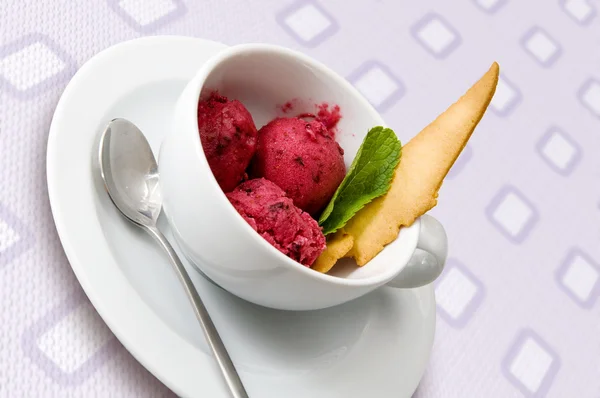 Berry ice-cream — Stock Photo, Image