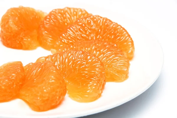 Peeled grapefruit — Stock Photo, Image