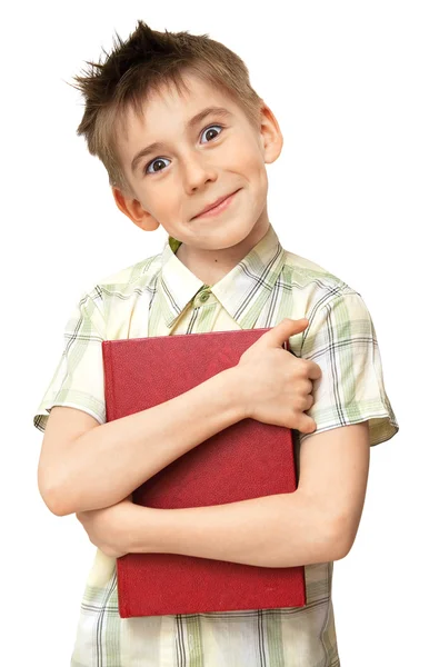 Boy with book — Stock Photo, Image