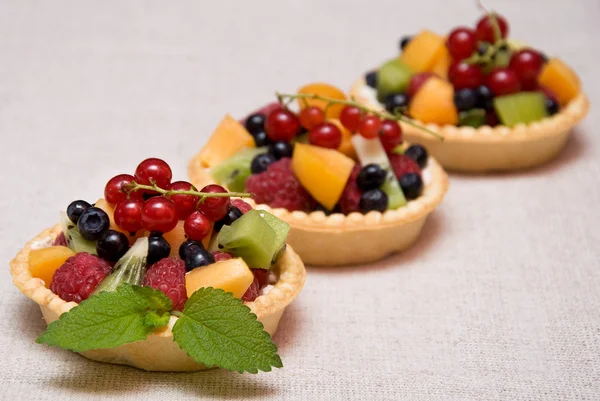 Dolce dessert di frutta — Foto Stock