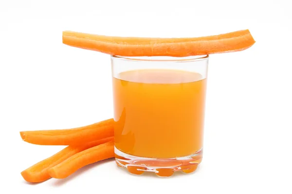 Fresh Carrot Juice — Stock Photo, Image