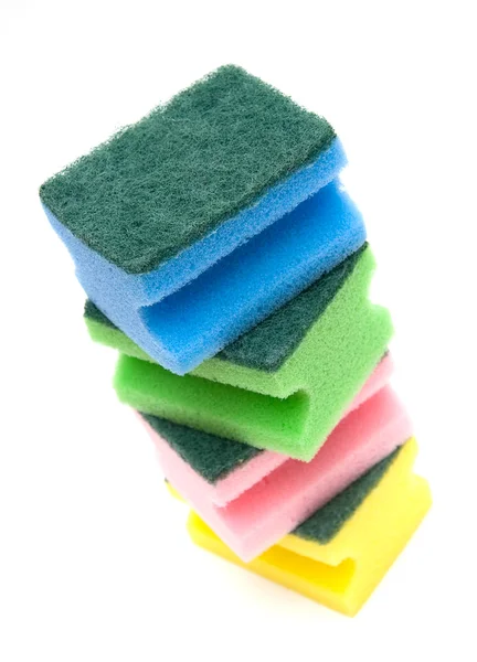 Stacked sponges — Stock Photo, Image