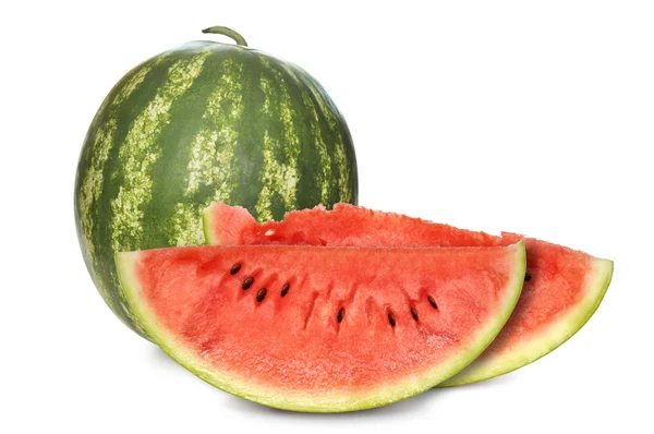 Watermelon with slices — Stock Photo, Image