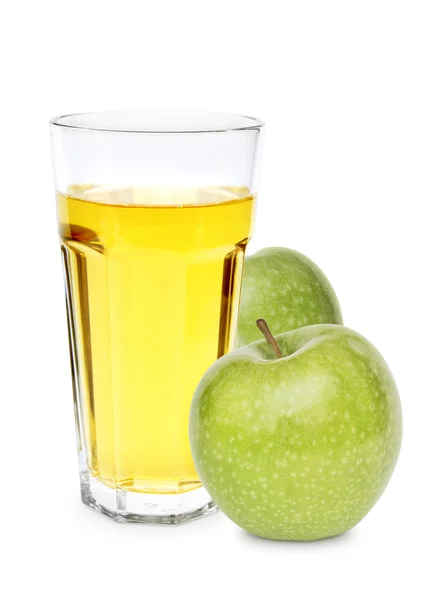 Jabłko z sokiem — Zdjęcie stockowe