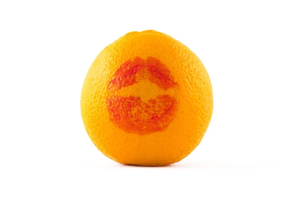 Я люблю апельсин ! — стоковое фото