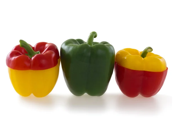 Tři paprika — Stock fotografie