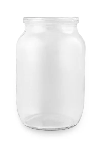 空のガラスの瓶もなく蓋 0.5 リットル — ストック写真