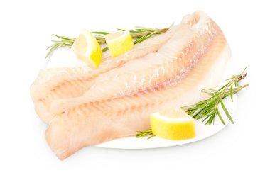 Alaska pollock fillets clipart