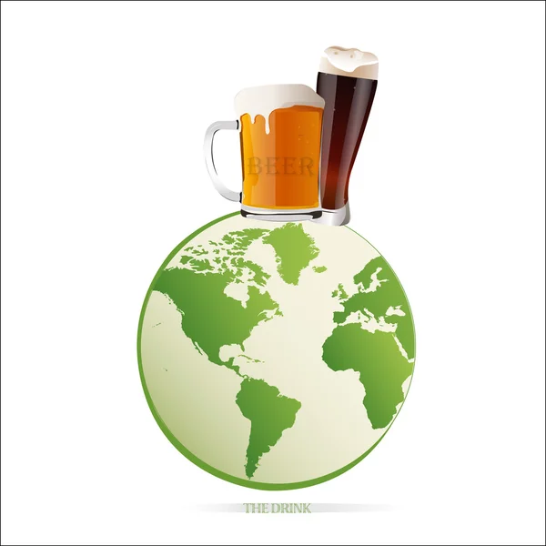 stock vector The best beer on earth