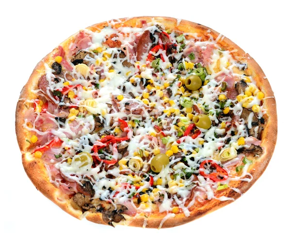 Saborosa pizza italiana — Fotografia de Stock
