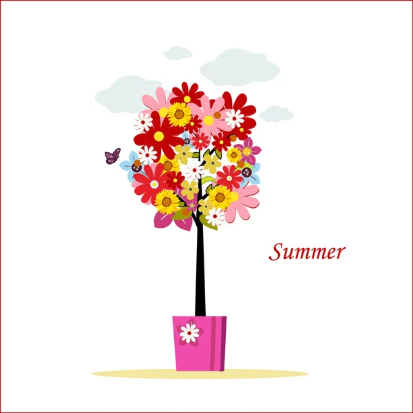 Summer tree — Stock Photo, Image