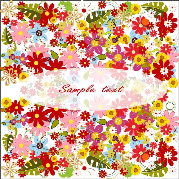 Summer flower background — Stock Photo, Image
