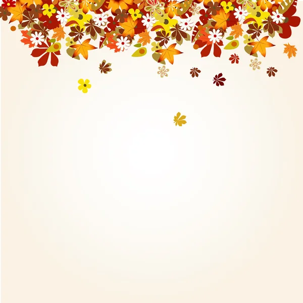Autumn background with leaves — Stock Photo, Image