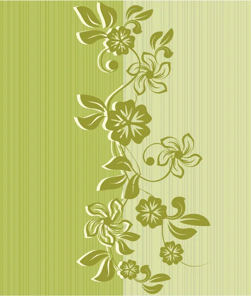 Flower seamless background design in vector — Stock Vector
