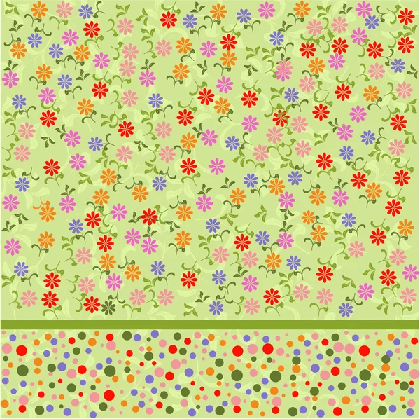 Floral seamless pattern in vector — Stock Vector