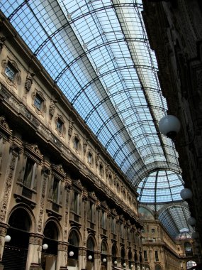 Gallery Vittorio Emanuele II in Milan clipart