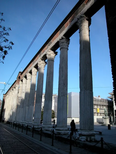 Colonne di San Lorenzo, Milano — Foto Stock