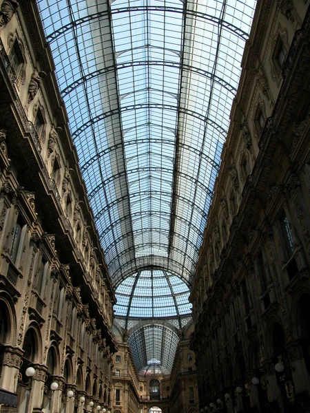 Gallery Vittorio Emanuele II in Milan — Stock Photo, Image