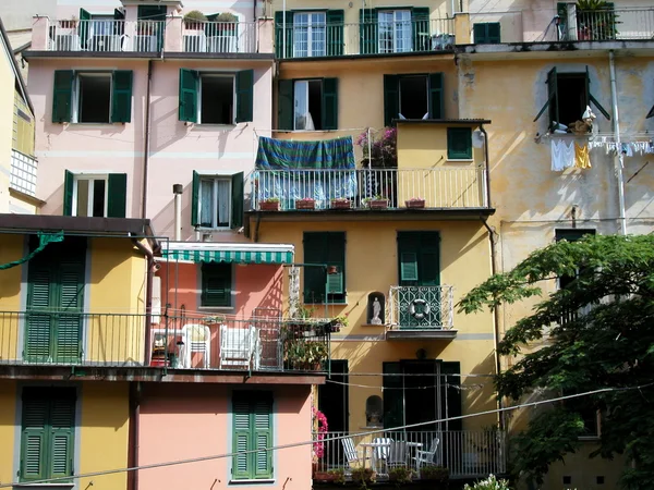 Riomaggiore village, Cinque Terre, Italia — Foto de Stock