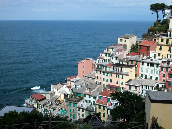 Riomaggiore village, Cinque Terre, Italia — Foto de Stock