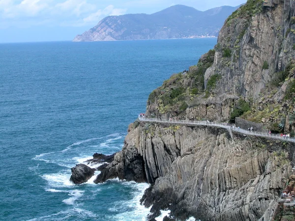 Camino del amor en Cinque Terre, Italia — Foto de Stock