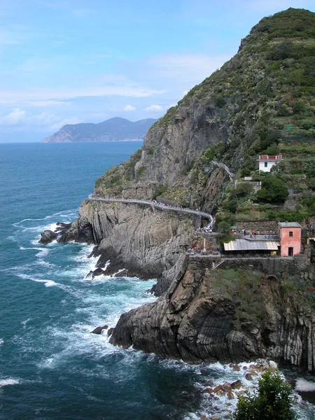 Strada dell'amore nelle Cinque Terre, Italia — Foto Stock