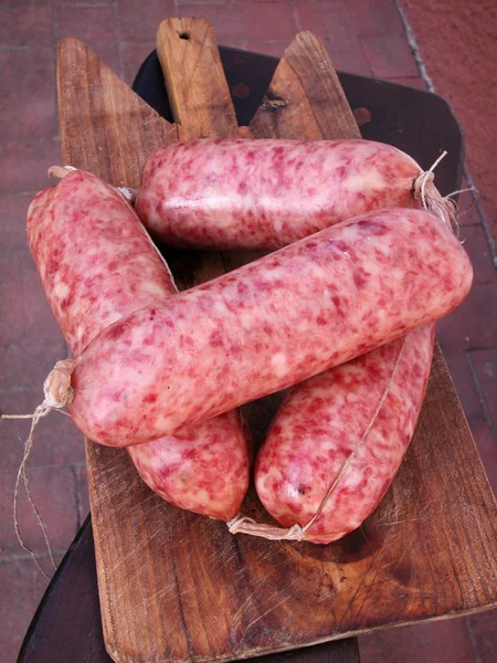 Пряная колбаса-котекино — стоковое фото