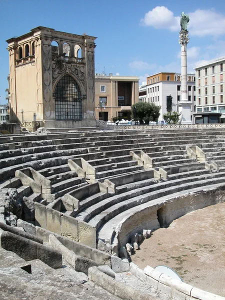 Teatro romano a Lecce, Italia — Foto Stock