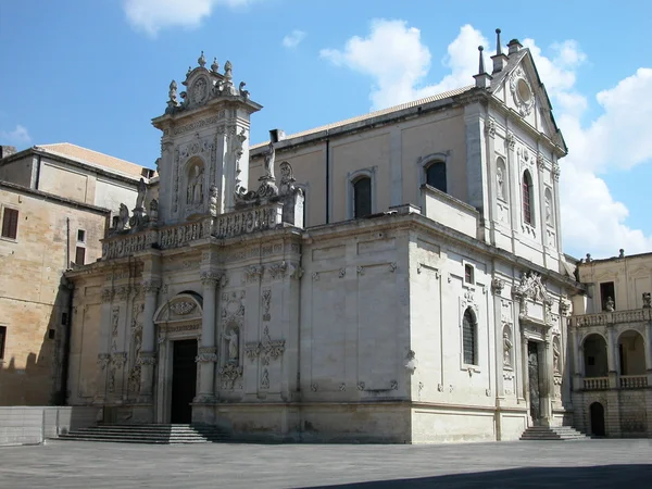 Katedrála v lecce, Itálie — Stock fotografie
