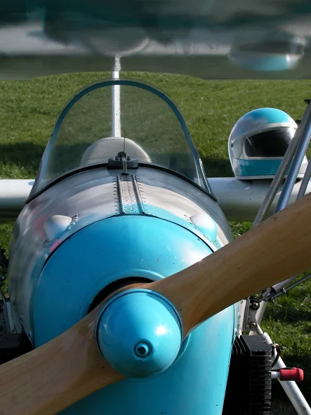 Сверхлегкий самолет — стоковое фото