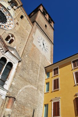 Romanic cathedral in Lodi, Italy clipart