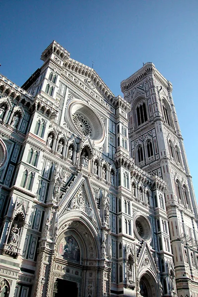 Katedralen och giotto klockstapel i Florens — Stockfoto
