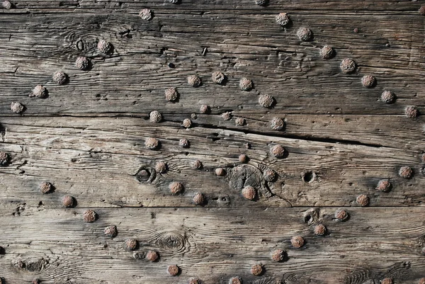 Vieux détail de porte en bois — Photo