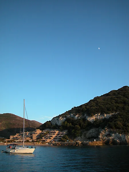 Isola del Giglio al tramonto — Foto Stock