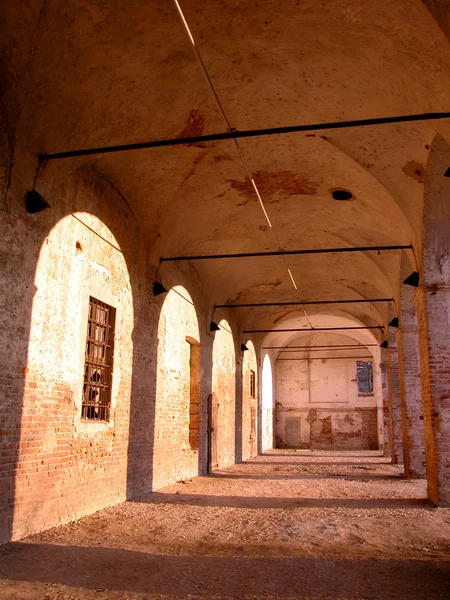 Ortaçağ Kalesi arcade — Stok fotoğraf