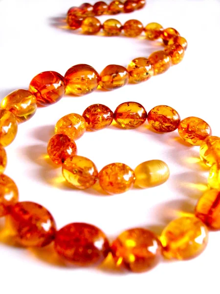 Stock image Amber necklace