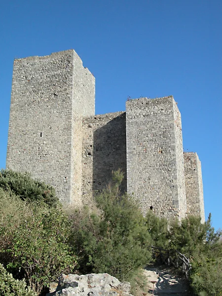 Средневековая крепость Таламон — стоковое фото