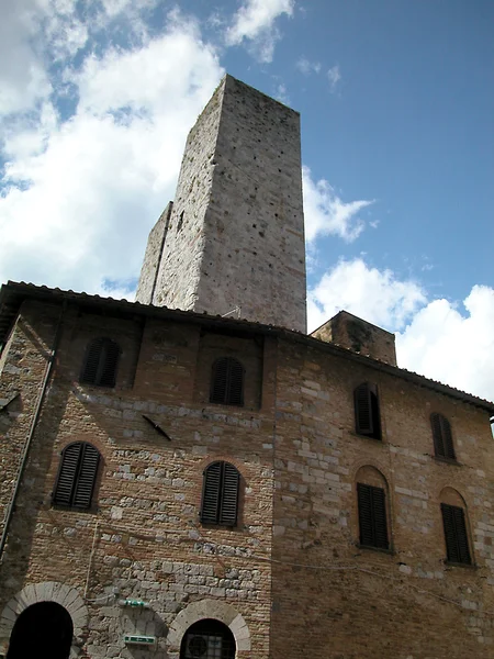 Pueblo de San Gimignano, Italia — Foto de Stock