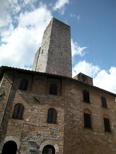 Fortified medieval town of San Gimignano, Tuscany, Italy