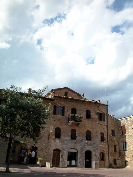 Pueblo de San Gimignano, Italia — Foto de Stock